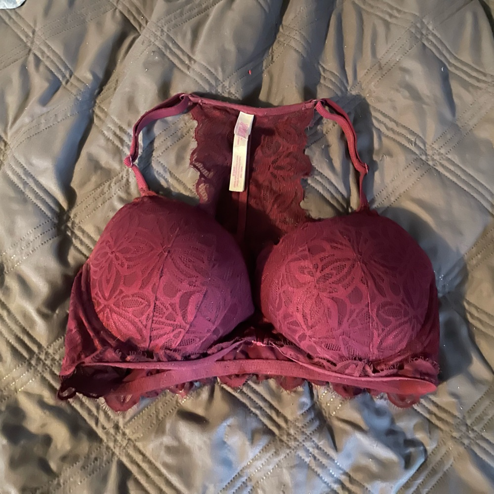 PINK by Victorias Secret Burgundy 36DD Bra